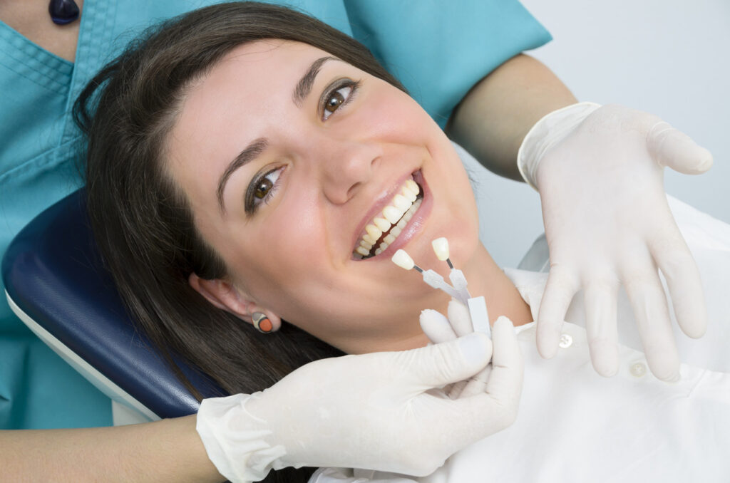 Cosmetic Dentistry Service with Female Patient